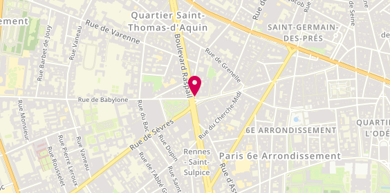 Plan de HSBC Fr Paris Sevres Babylone, 41 Boulevard Raspail, 75007 Paris