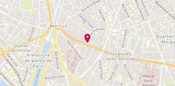Plan de LCL Banque et assurance, 63 Rue du Faubourg Saint-Antoine, 75011 Paris