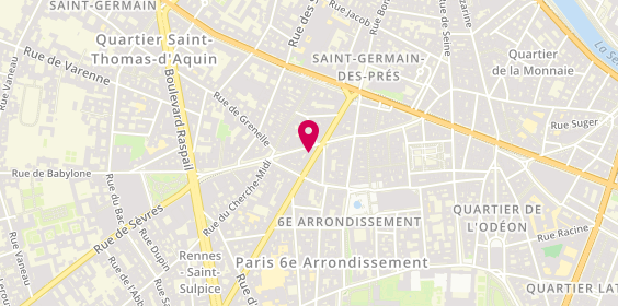 Plan de LCL Banque et assurance, 66 Rue de Rennes, 75006 Paris