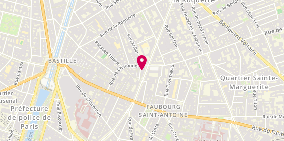 Plan de BRED-Banque Populaire, 111 avenue Ledru Rollin, 75011 Paris