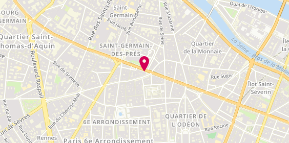 Plan de BNP Paribas - Paris Boulevard Saint Germain, 133 Boulevard Saint-Germain, 75006 Paris