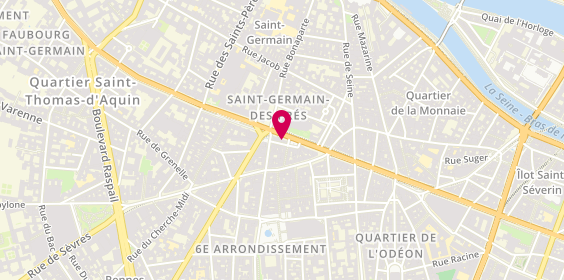 Plan de Banque Palatine - Paris Rive Gauche, 147 Boulevard Saint-Germain 6ème, 75006 Paris