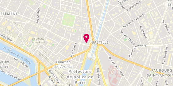 Plan de Banque de France, 3 Bis place de la Bastille, 75004 Paris
