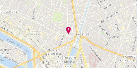 Plan de BRED-Banque Populaire, 8 Rue Saint-Antoine, 75004 Paris