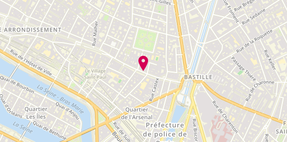 Plan de Caisse d'Epargne Paris Bastille, 30 Saint Antoine, 75004 Paris