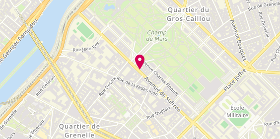 Plan de Hsbc Agence Paris Suffren, 39 avenue de Suffren, 75007 Paris