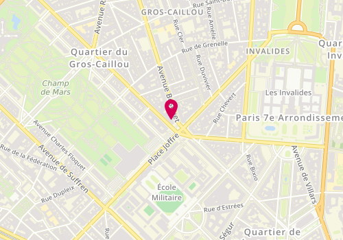 Plan de LCL, 68 avenue Bosquet, 75007 Paris