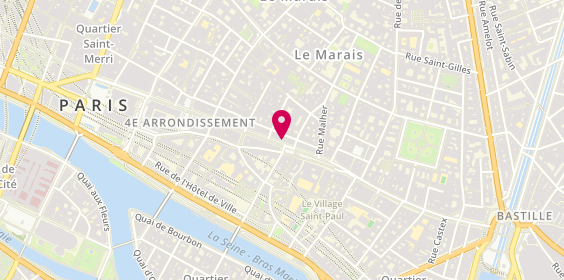 Plan de Crédit Agricole, 16 Rue de Rivoli, 75004 Paris
