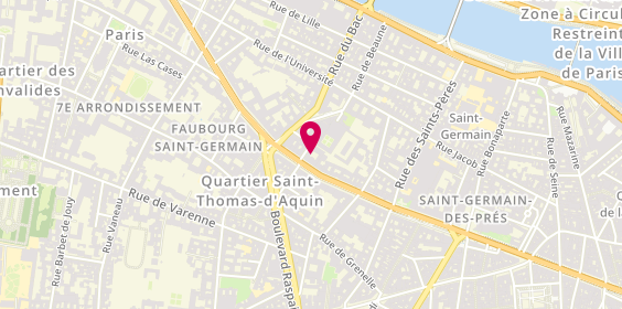 Plan de Banque Populaire Rives de Paris, 226 Boulevard Saint-Germain, 75007 Paris