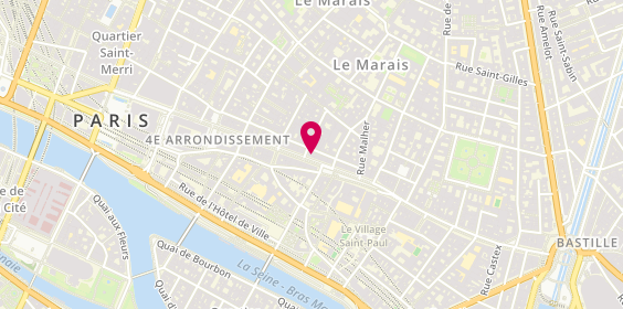 Plan de LCL Banque et assurance, 18 Rue de Rivoli, 75004 Paris