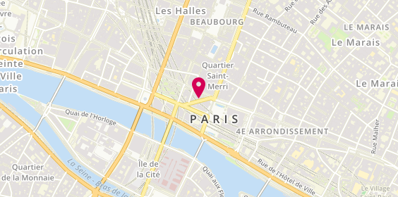 Plan de Paris Hotel de Ville, 33 Rue de Rivoli, 75004 Paris
