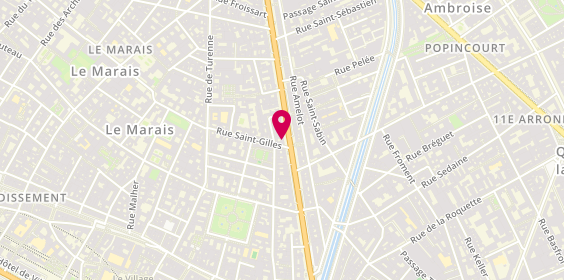 Plan de LCL Banque et assurance, 67 Boulevard Beaumarchais, 75003 Paris