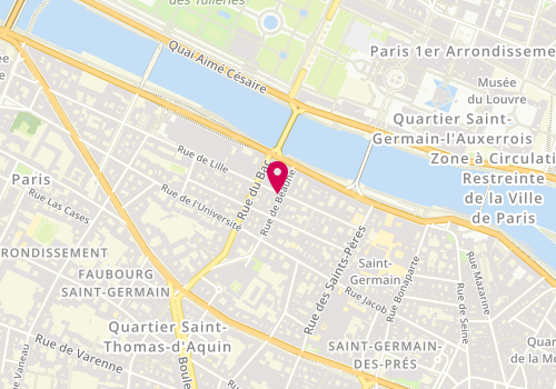 Plan de EURL Lc, 33 Rue de Lille, 75007 Paris
