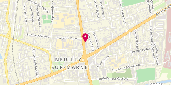 Plan de Caisse de Crédit Mutuel de Neuilly Noisy, 30 Bis Rue Paul et Camille Thomoux, 93330 Neuilly-sur-Marne