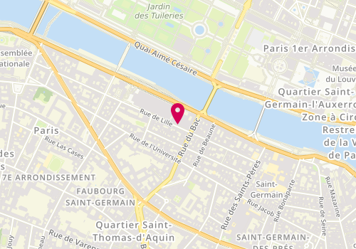 Plan de Caisse des Dépôts et Consignations - Siège social, 56 Rue de Lille, 75007 Paris