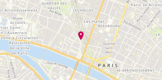 Plan de Ch Les Halles, 2 Rue des Halles, 75001 Paris