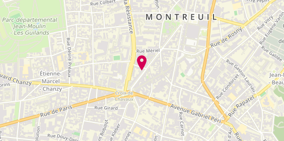 Plan de Banque BCP Montreuil, 54 Boulevard Rouget de Lisle, 93100 Montreuil