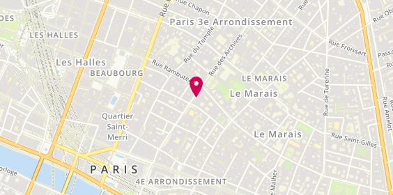 Plan de BNP Paribas - Paris Rambuteau 4e, 48 Rue des Archives, 75004 Paris