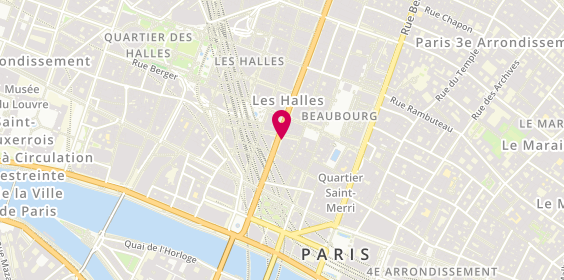 Plan de Caiss Regio Credi Agric Mutuel Paris Idf, 16Bis Boulevard de Sebastopol, 75004 Paris
