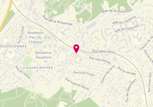 Plan de LCL Banque et assurance, Rue du Général de Gaulle, 78430 Louveciennes