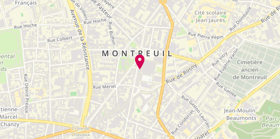 Plan de Montreuil, 15 Rue des Lumières, 93100 Montreuil
