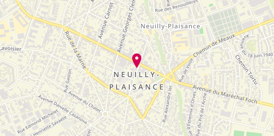 Plan de BRED-Banque Populaire, 21 Rue du Général de Gaulle, 93360 Neuilly-Plaisance