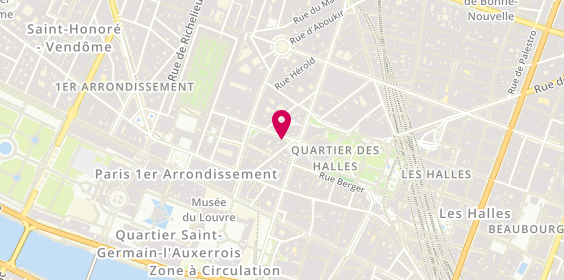 Plan de BNP Paribas - Paris Louvre, 29 Rue Jean-Jacques Rousseau, 75001 Paris