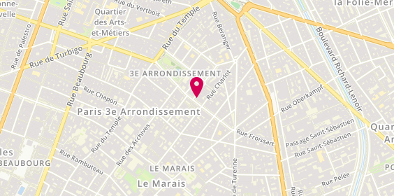 Plan de BRED-Banque Populaire, 40 Rue de Bretagne, 75003 Paris
