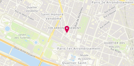 Plan de Caisse de Credit Mutuel Paris Palais Royal, 1 Avenue de l'Opera, 75001 Paris