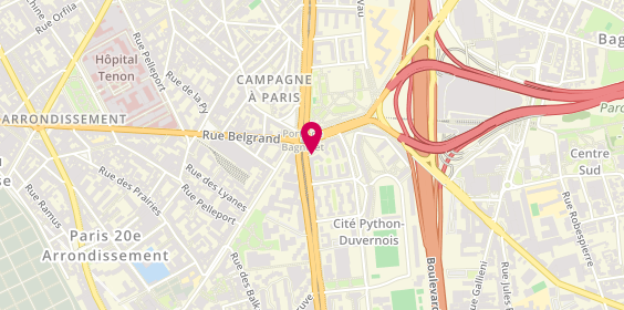 Plan de Sg, 166 Boulevard Davout, 75020 Paris