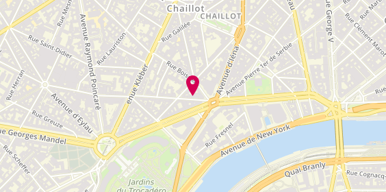 Plan de AXA Assurance et Banque Brogi, Jossier, 6 Rue de Longchamp, 75116 Paris