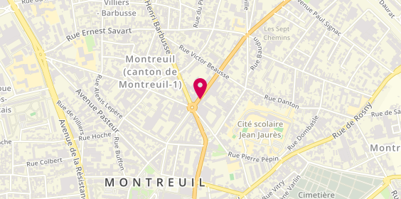 Plan de Sg, 32 Boulevard Paul Vaillant Couturier, 93100 Montreuil