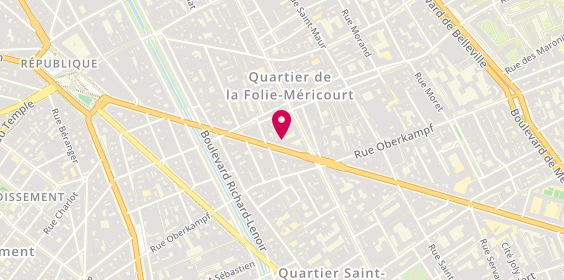 Plan de LCL, 33 avenue de la République, 75011 Paris