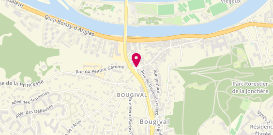 Plan de BNP Paribas - Bougival, 1 place du Général de Gaulle, 78380 Bougival