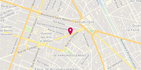 Plan de LCL Banque et assurance, 78 rue de Turbigo, 75003 Paris