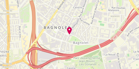 Plan de Caisse d'Epargne Bagnolet, 30 Rue Malmaison, 93170 Bagnolet