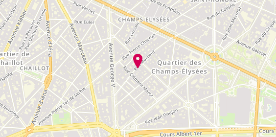 Plan de G Champs Elysees, 18 Rue Marbeuf, 75008 Paris