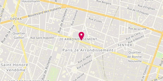 Plan de Paris Reaumur Ent, 134 Rue Réaumur, 75002 Paris