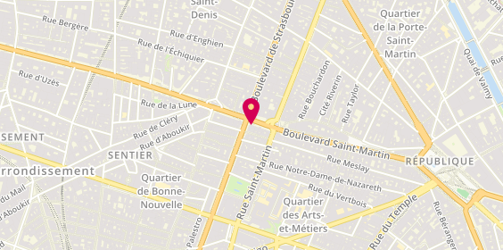 Plan de LCL, 9 Boulevard Saint Denis, 75003 Paris