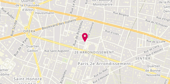 Plan de BNP Paribas, 31 Rue Vivienne, 75002 Paris