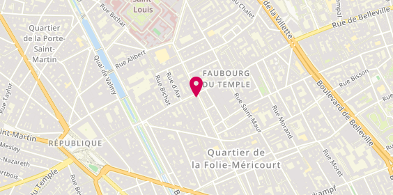 Plan de Crédit Agricole, 135 Avenue Parmentier, 75011 Paris
