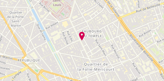 Plan de LCL Banque et assurance, 150 Avenue Parmentier, 75011 Paris