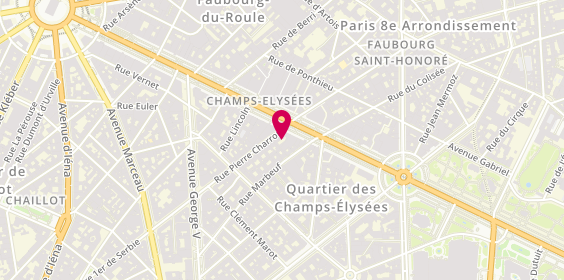 Plan de LCL, 72 Rue Pierre Charron, 75008 Paris