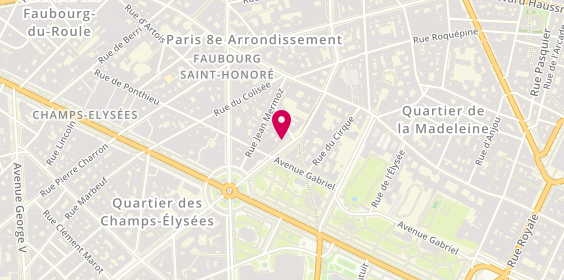Plan de Banque Saint Olive, 15 Avenue Matignon, 75008 Paris
