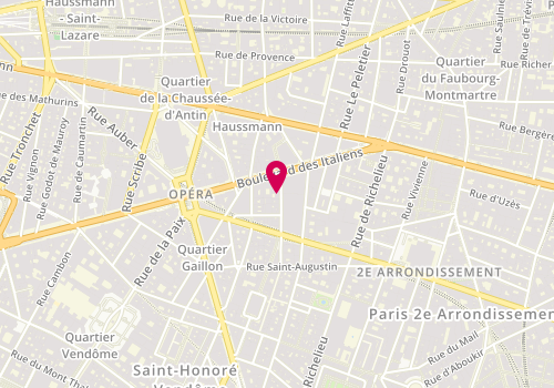 Plan de Platus - Verspieren, 25 Rue de Choiseul, 75002 Paris