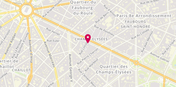 Plan de Bank Audi France SA, 73 Avenue Champs Elysées, 75008 Paris