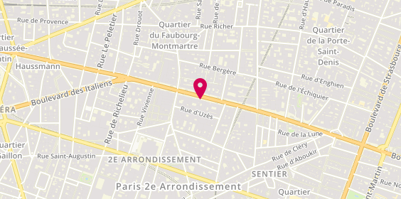 Plan de AXA Assurance et Banque Fabiani Associes, 21 Boulevard Poissonnière, 75002 Paris