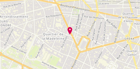Plan de Sg, 11 Boulevard Malesherbes, 75008 Paris