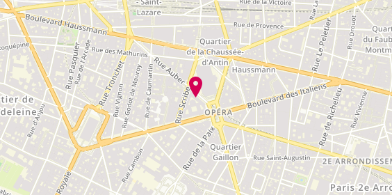 Plan de Banque Populaire, 1 Rue Auber, 75009 Paris