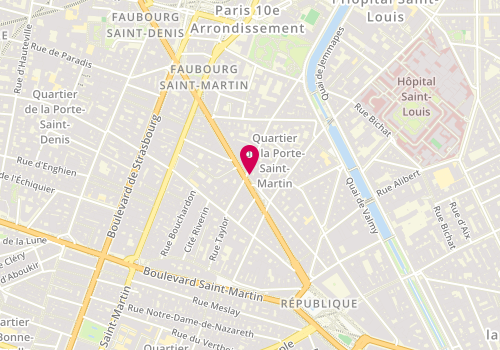 Plan de Banque Populaire Rives de Paris, 18 place Jacques Bonsergent, 75010 Paris